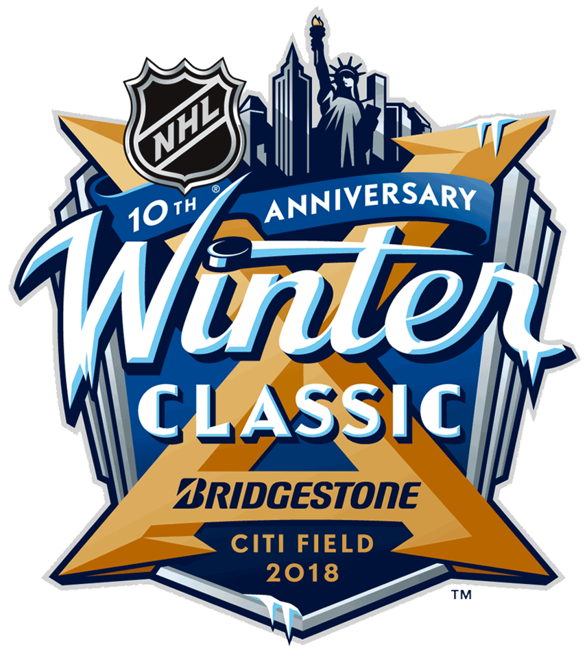 NHL Winter Classic 2018 Primary Logo t shirts iron on transfers
